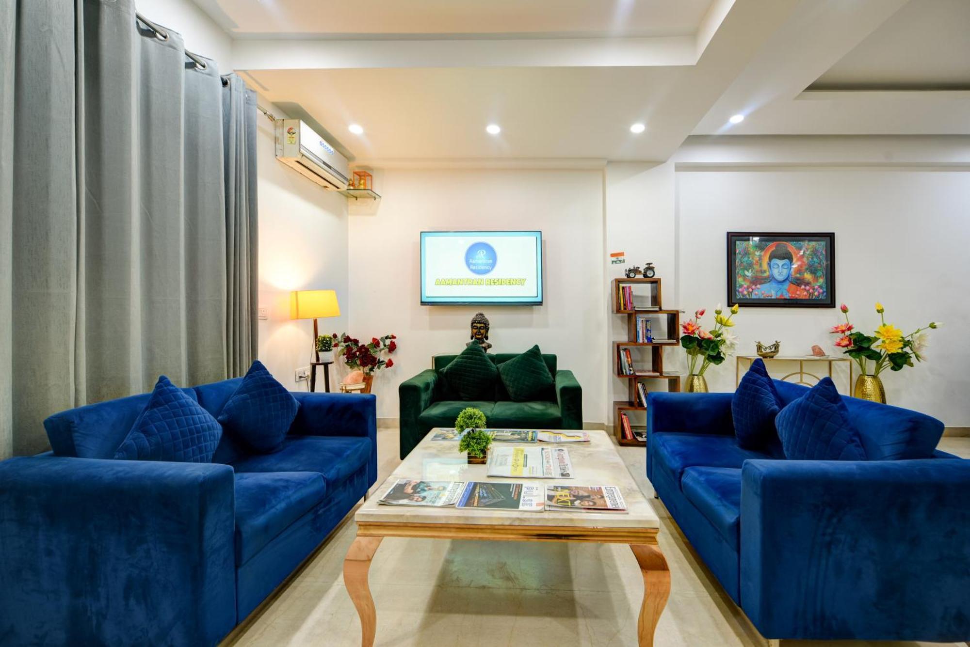 Aamantran Residency Hotel, Sohna Road, Sector 49, Gurugram Gurgaon Exteriör bild
